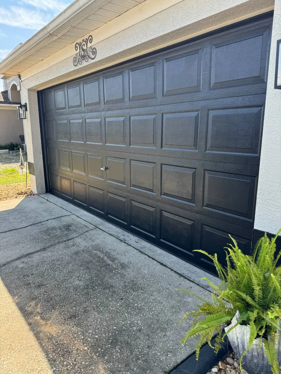 Garage door — after